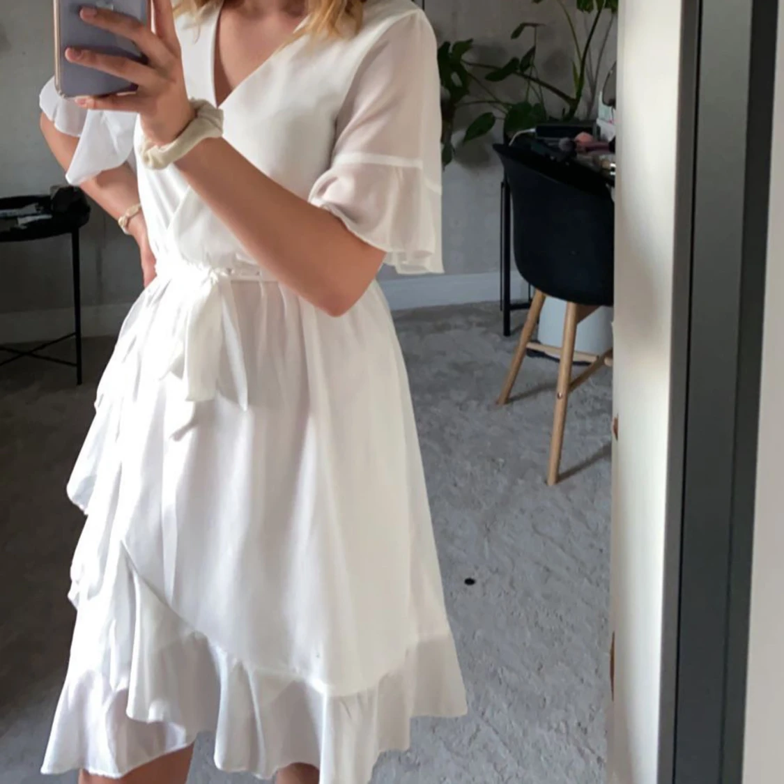Vit klänning - 1