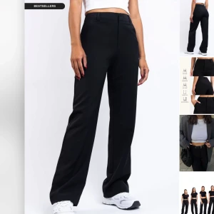 Svarta kostymbyxor från Madlady - Snygga svarta kostymbyxor från Madlady, knappt använda!! Storlek:36💗🫶🏼