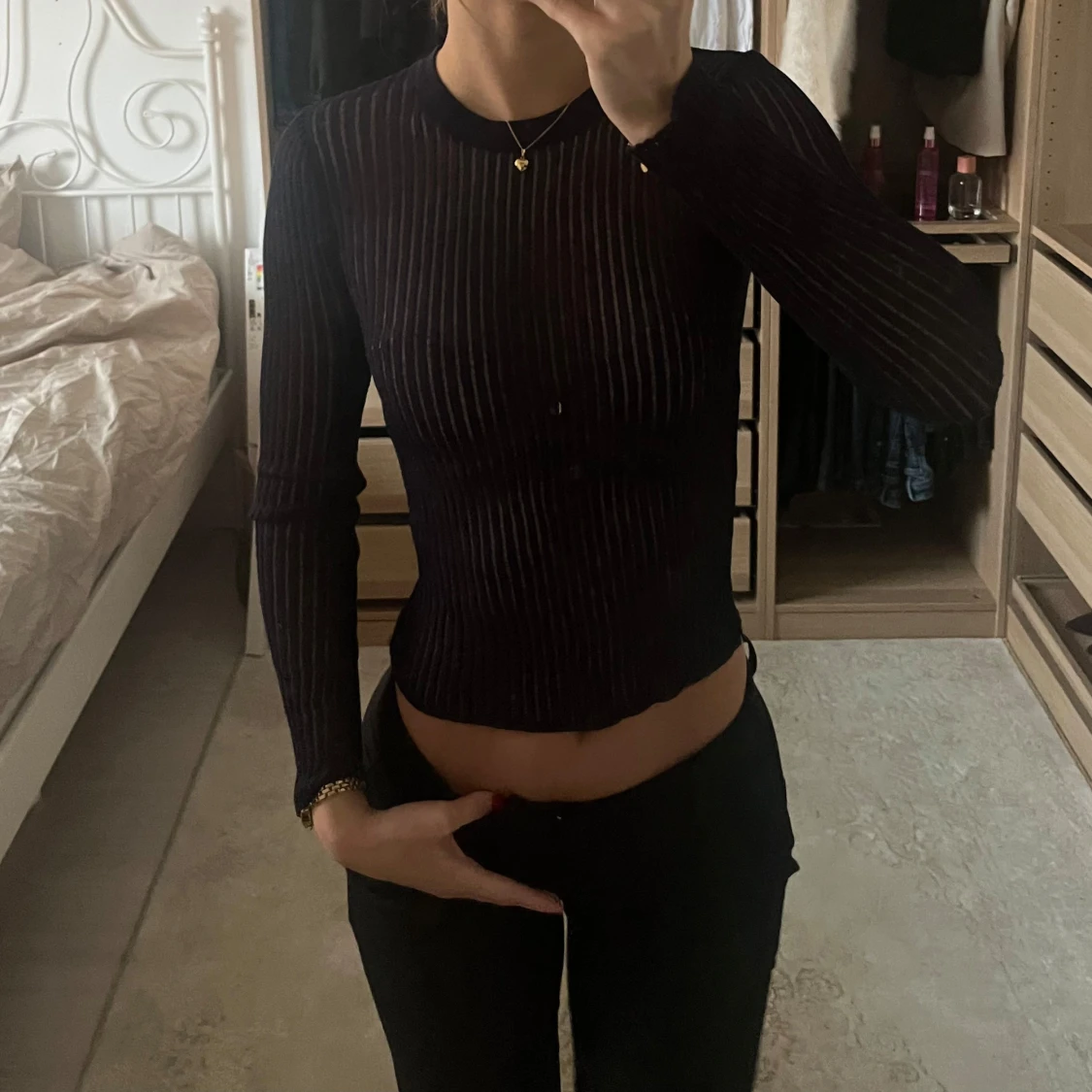 Långärmad topp - 90