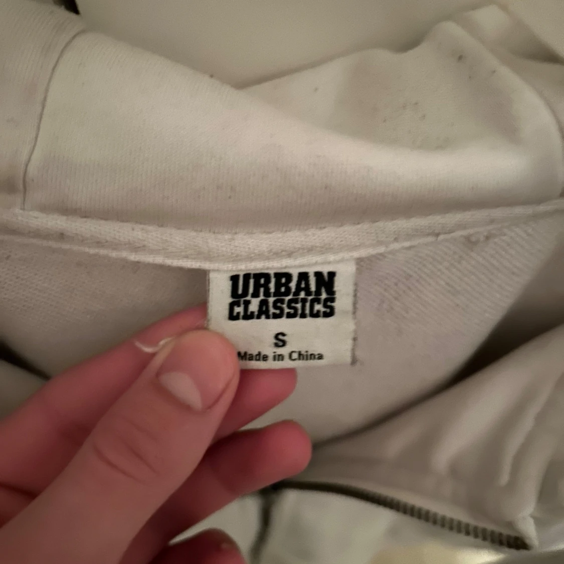 Vit hoodie från Urban Classics - 90