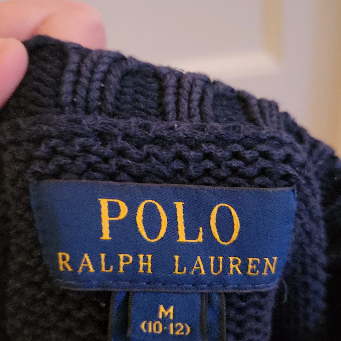 Mörkblå stickad tröja från Polo Ralph Lauren - 91
