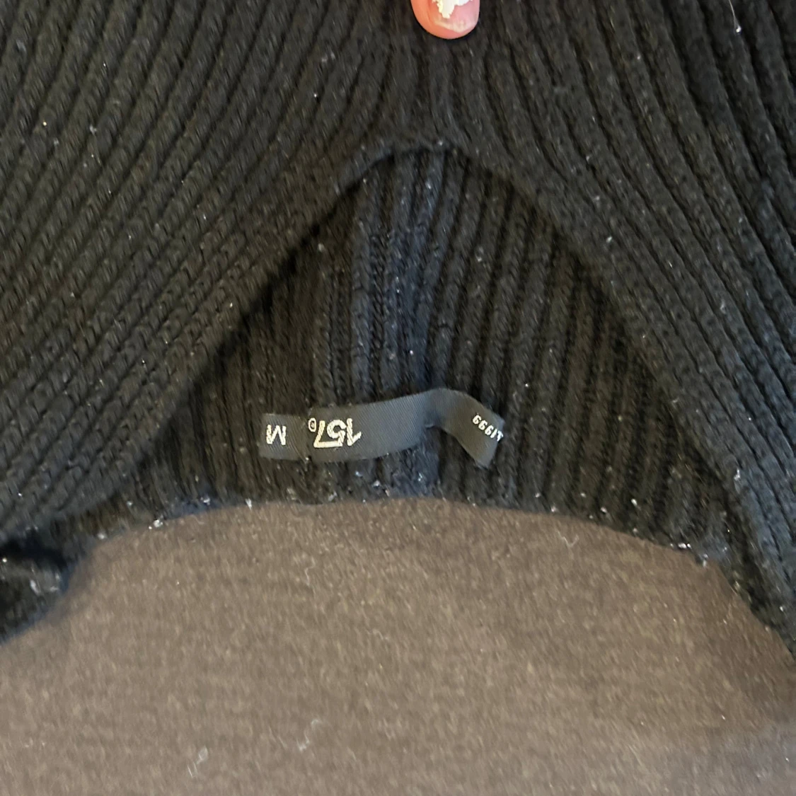 Svart ribbad tröja från ASOS - 90