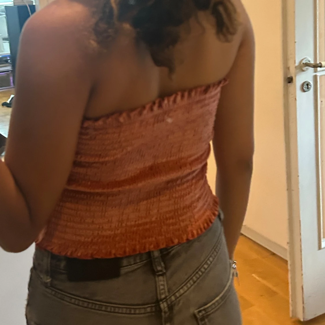 Rostfärgad tubtopp - 92