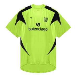 Balenciaga Football Jersey  - Balenciaga Fall 20. Soccer Jersey T-shirt, size l, fluo yellow 