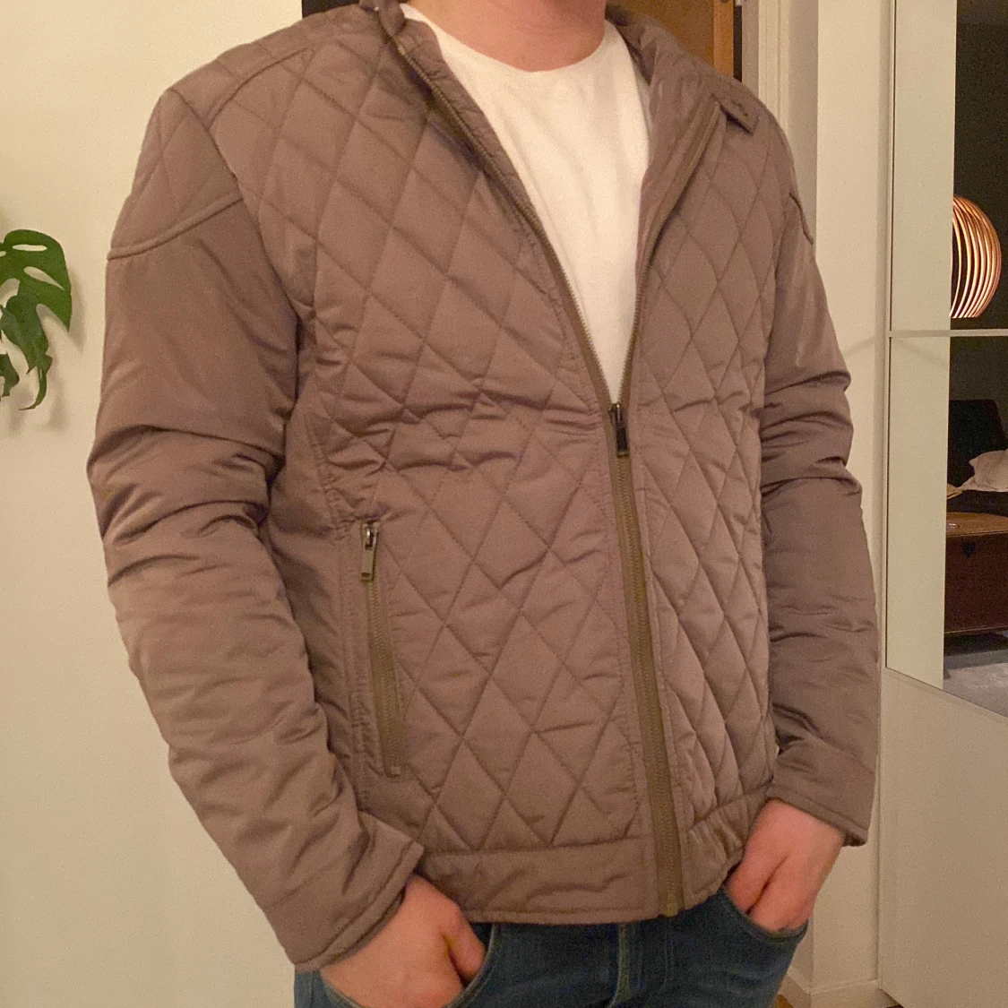 Beige quiltad jacka från Hunter Story