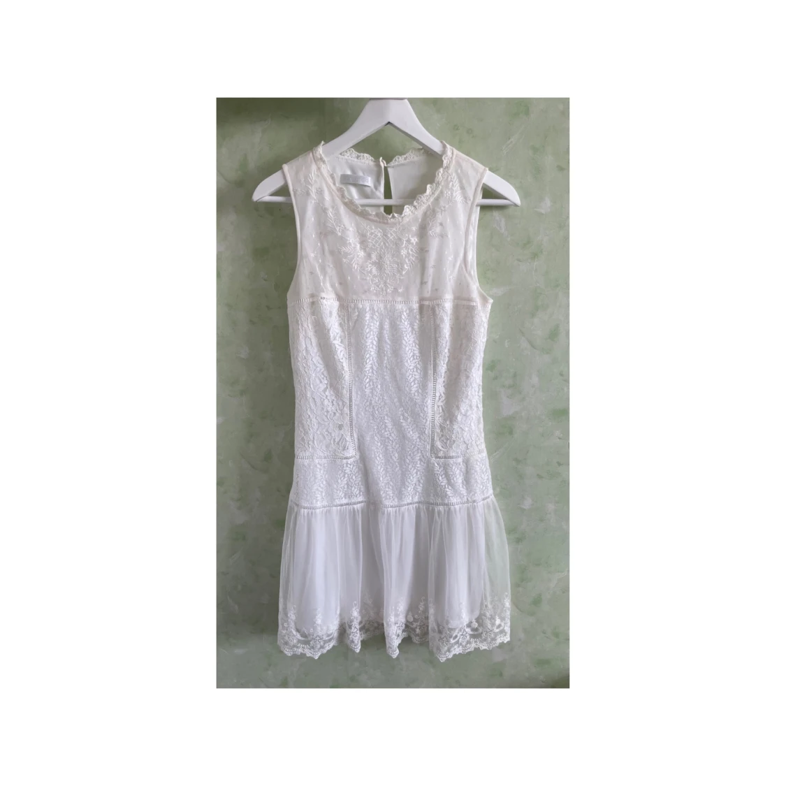 Promod | Miniklänning/sommarklänning/studentklänning | Spets | Vit | Stl. S