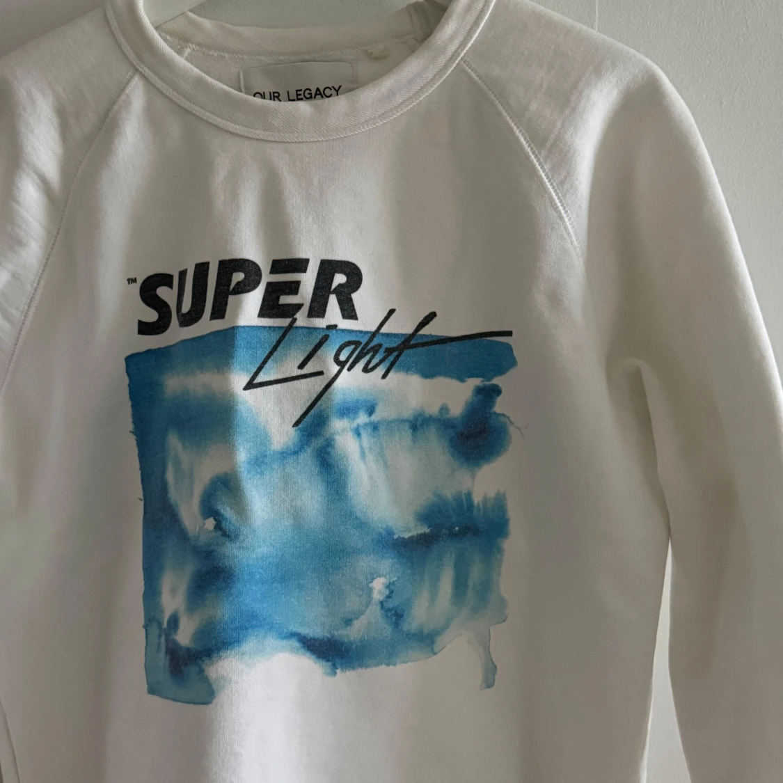 vit sweatshirt från Our Legacy - 90