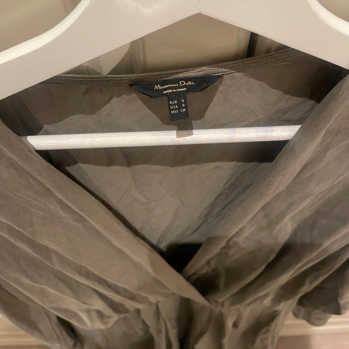 Mörkgrön midiklänning från Massimo Dutti - 91