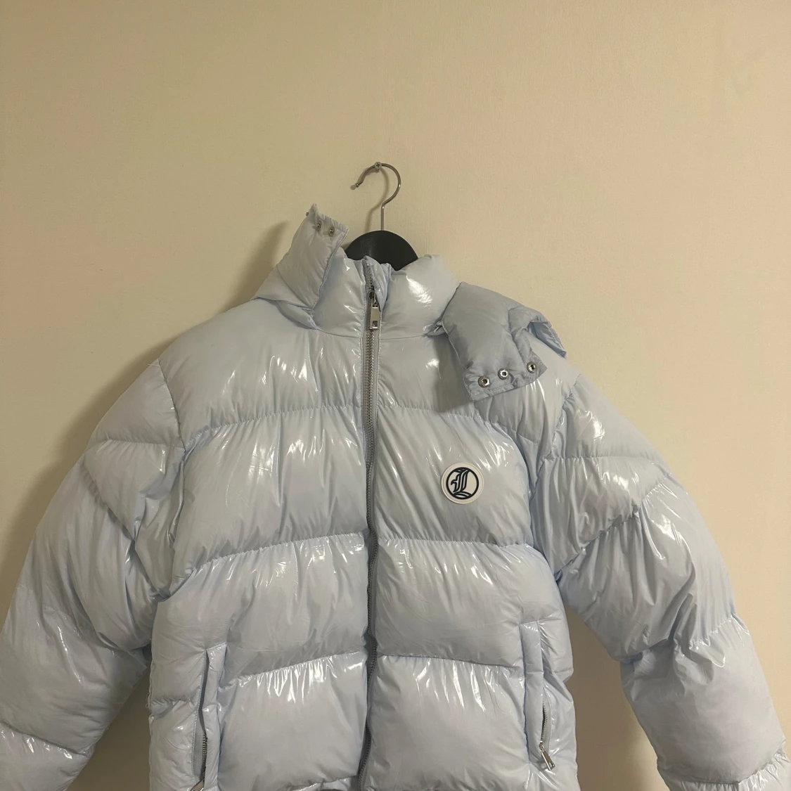 Lukamachain pufferjacka - baby blå  - 3