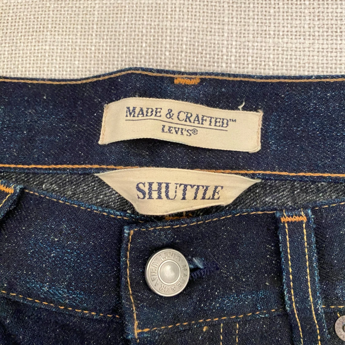 Mörkblå jeans från Levi's - 92