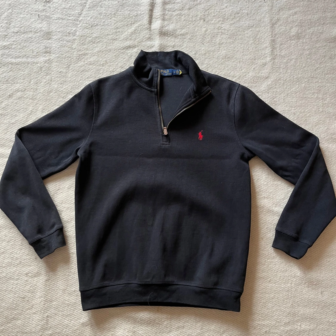 Svart half zip Polo Ralph Lauren