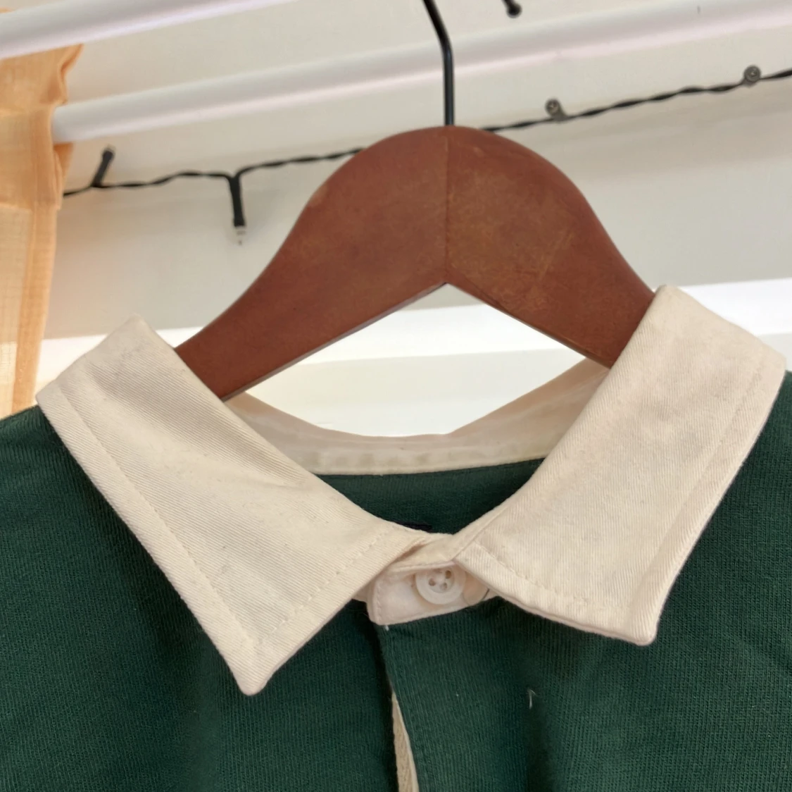 Grön långärmad pikétröja från Vans - 92