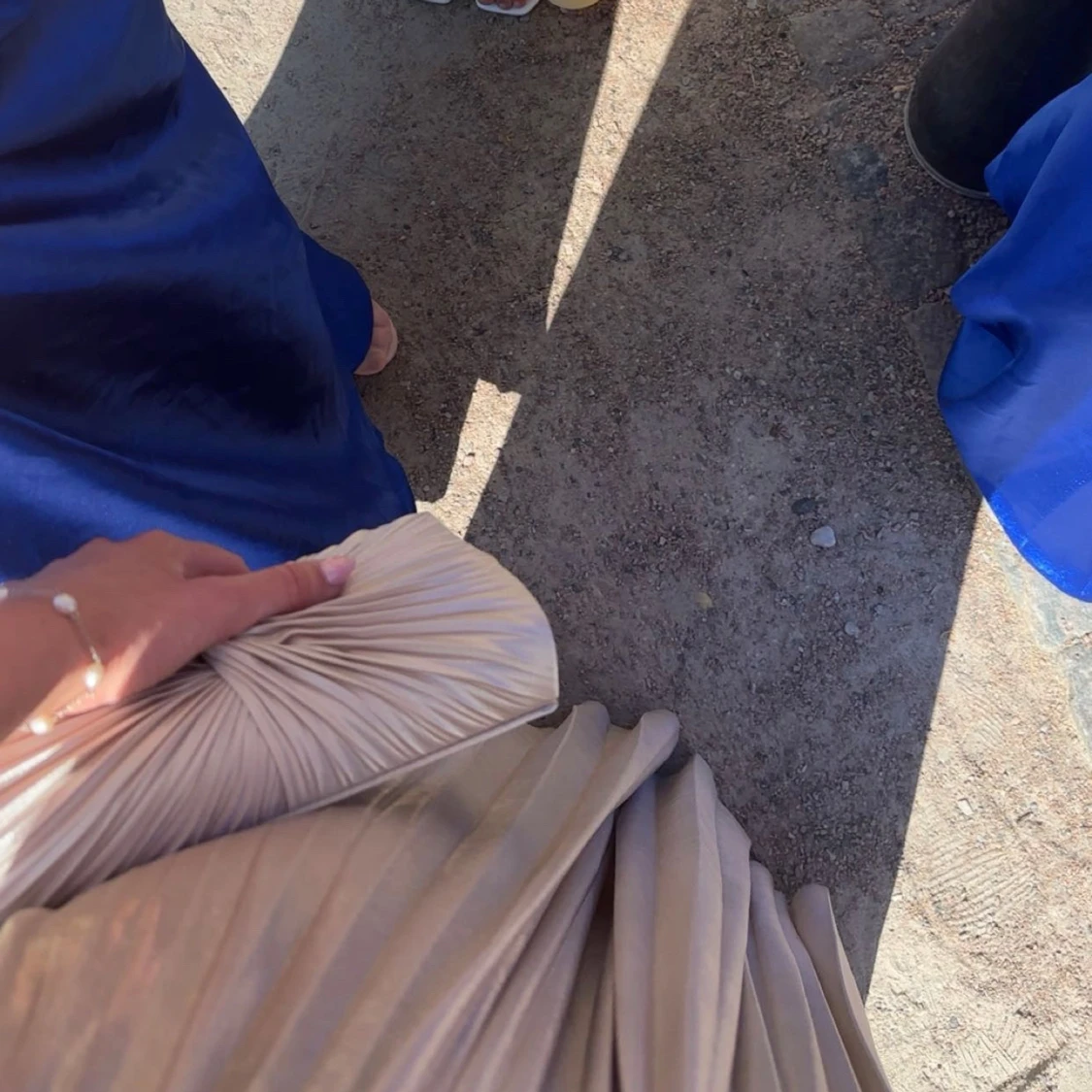 Beige kuvertväska - 90