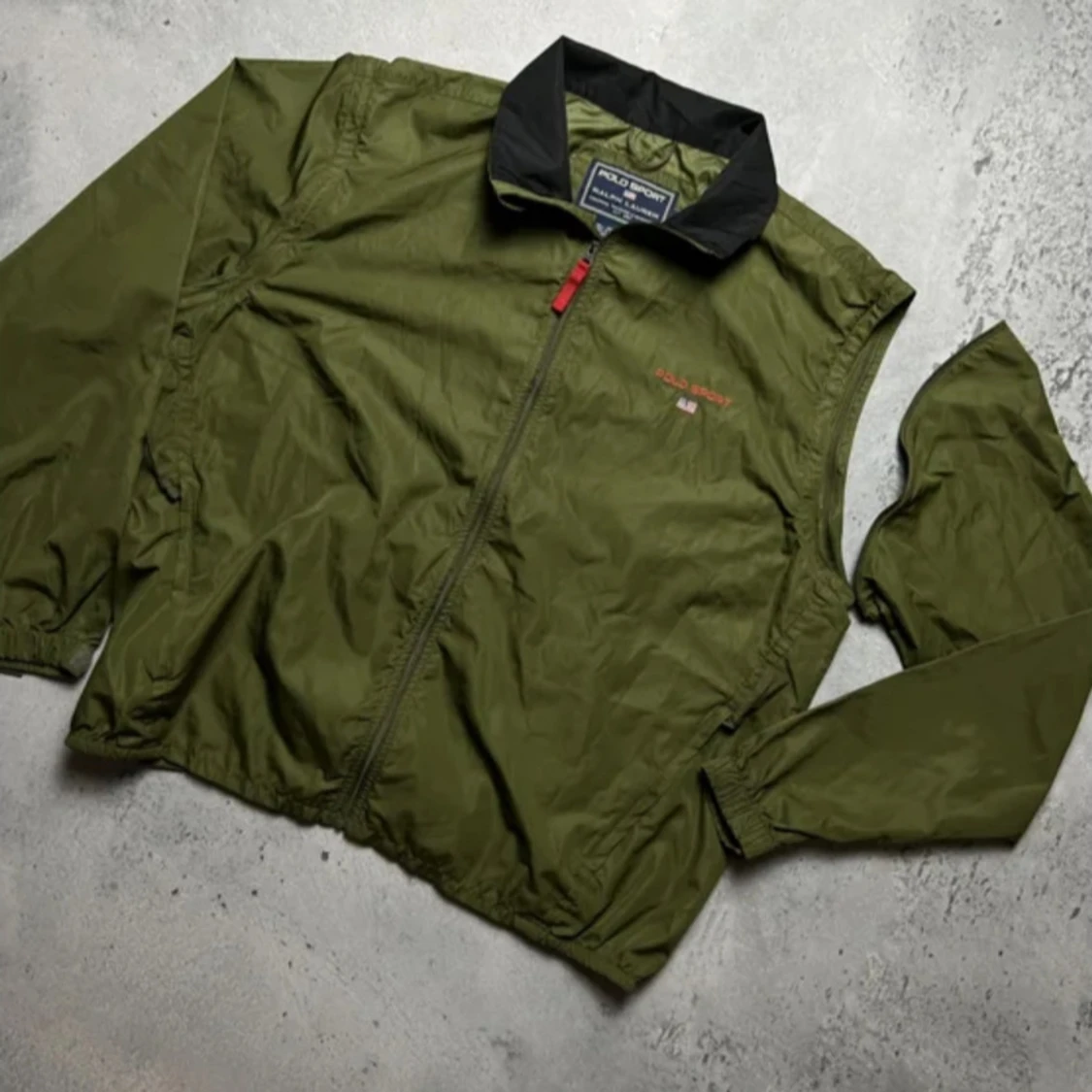 Grön vindjacka från Polo Sport - 90