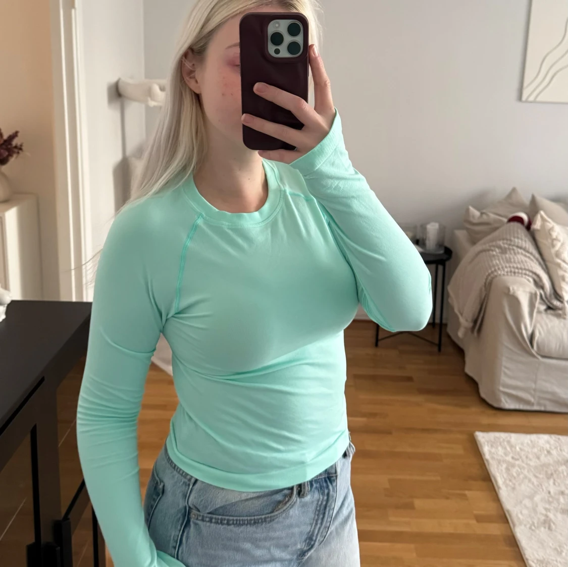 Mintgrön Träningströja  - 91