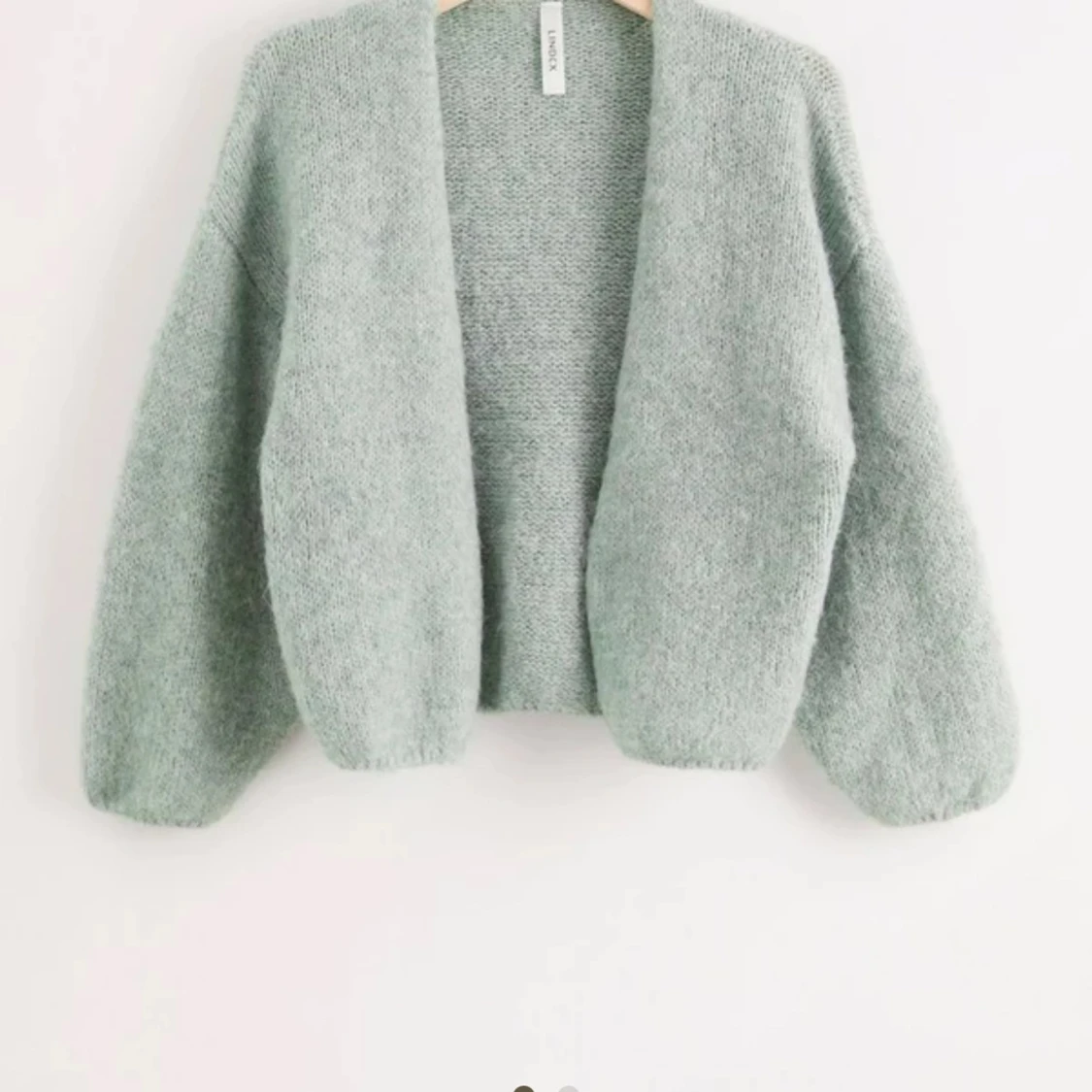 Grön stickad kofta från Lindex - 93