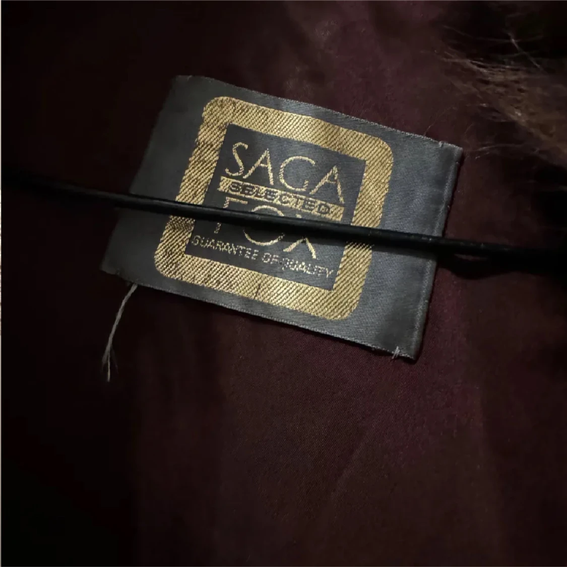 Brun pälsväst från Saga Furs - 92