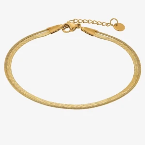 Guld armband  - Jättefint guld armband från Heideman i modellen goldfarbend. Nypris 900kr. Använd ca 1-3 gånger. Men är i super bra skick som du kan se på bilden.