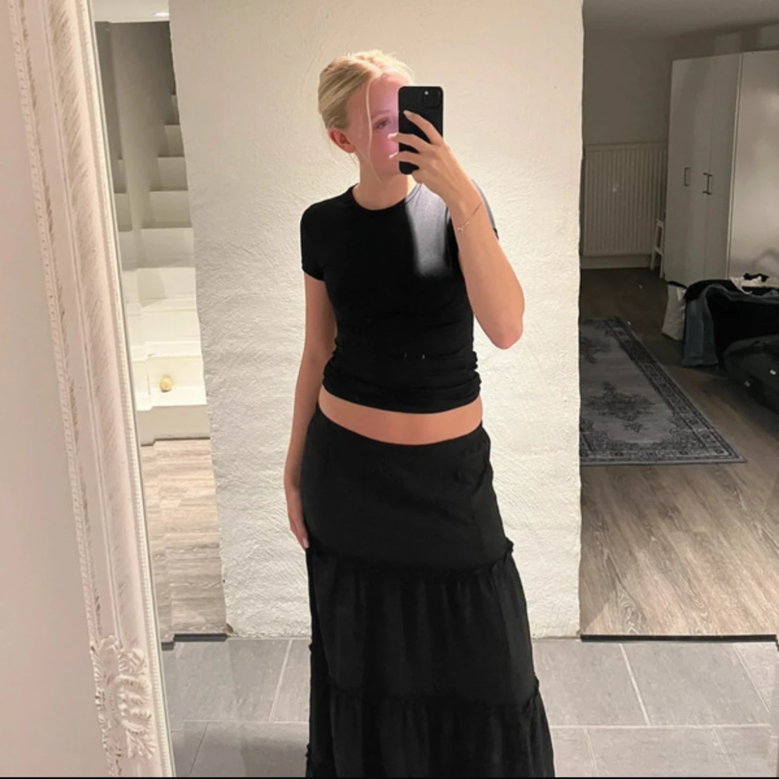 Svart långkjol - 90