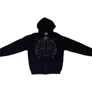 Multiply Apparel Skeleton Hoodie - Svart Multiply Apparel Skeleton Hoodie / Oanvänd / Originalpris cirka 800-1000kr