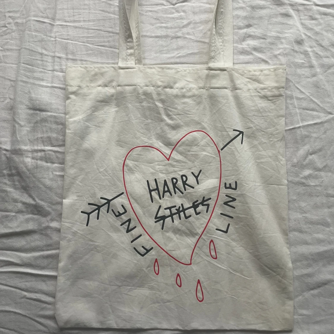 Harry styles fine line tote bag 