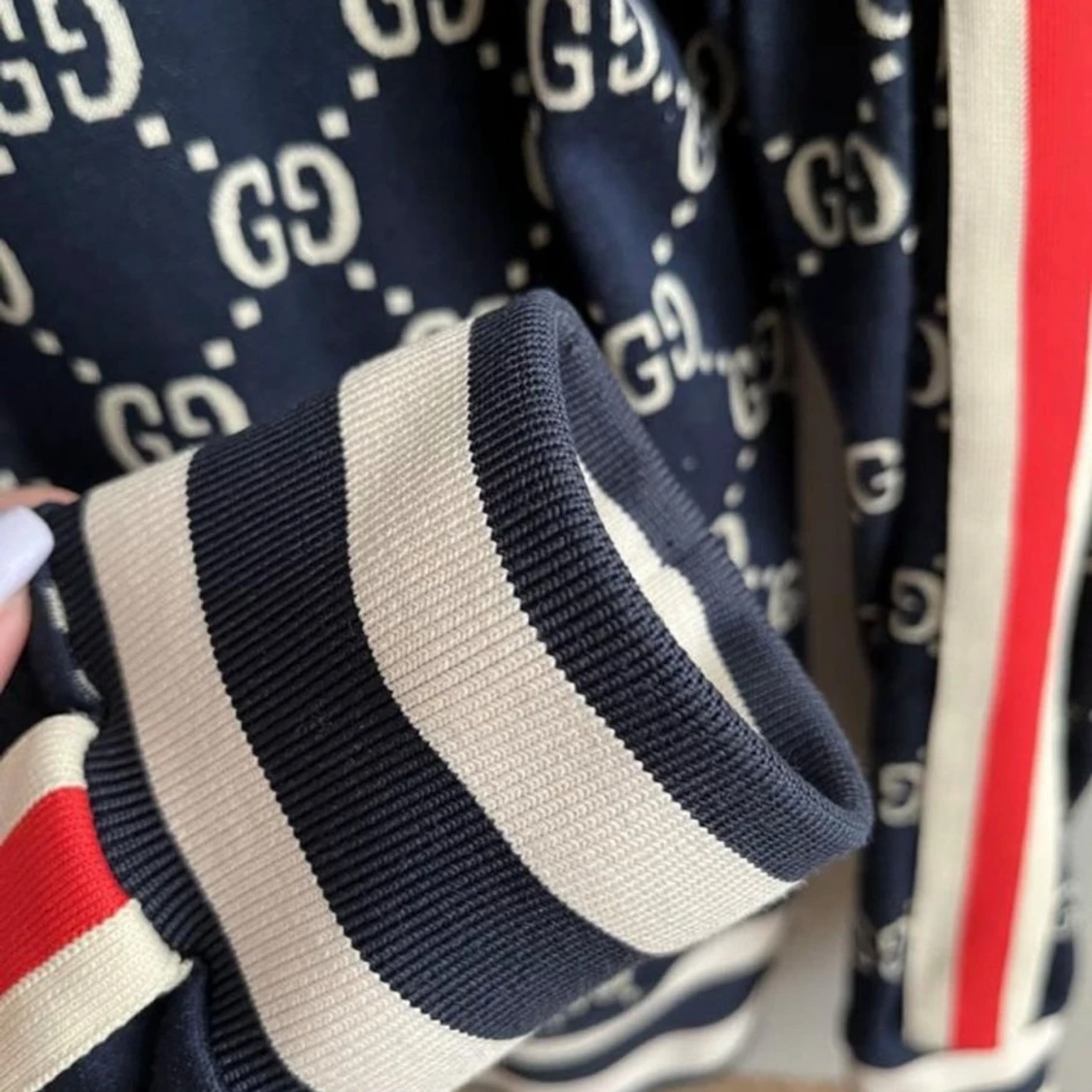 JACQUARD COTTON JACKET - 92