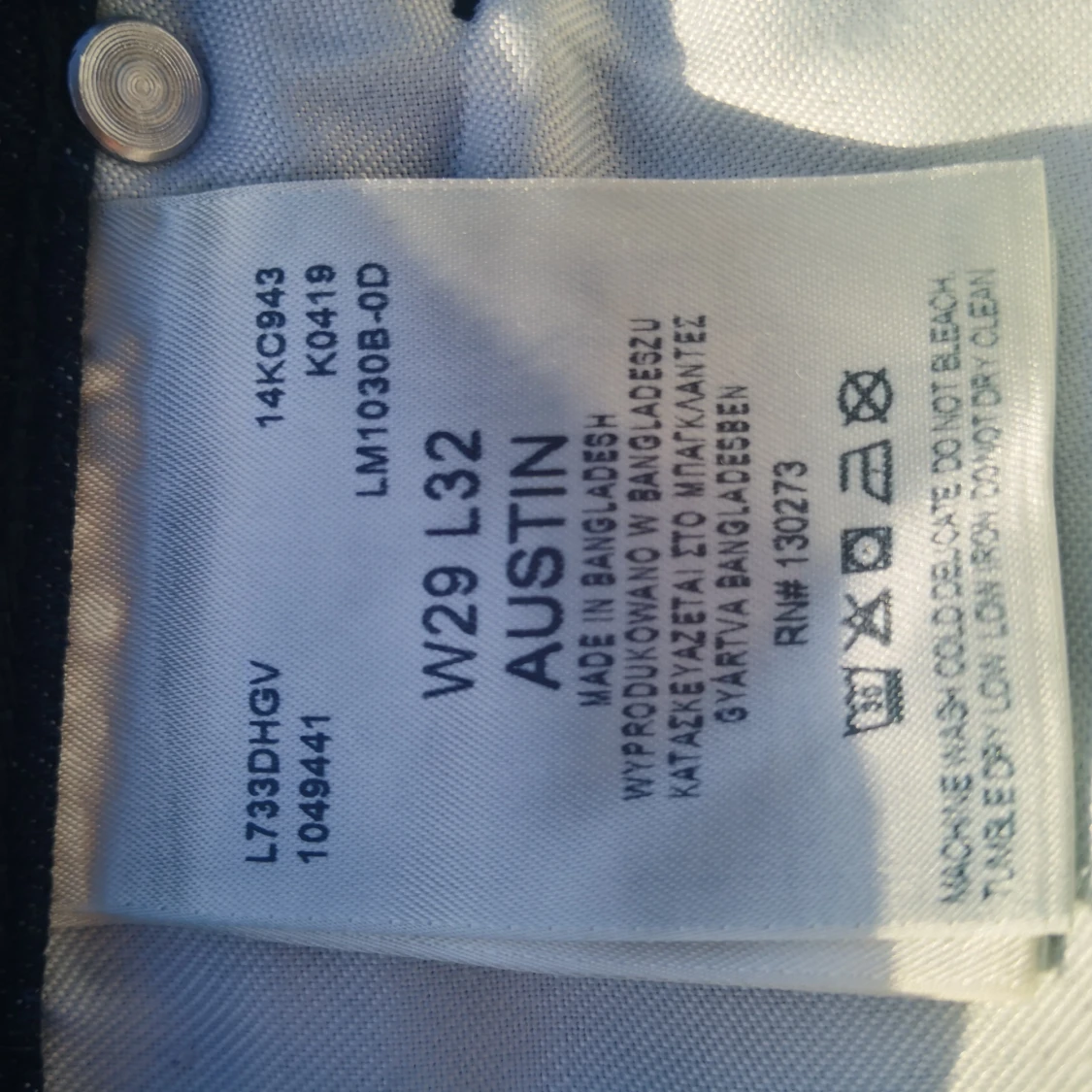 Mörkblå jeans från Lee - 4