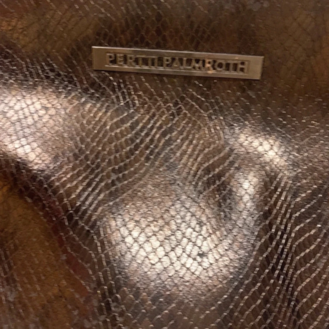 Vintage skinn liknande vintage handväsk - 91