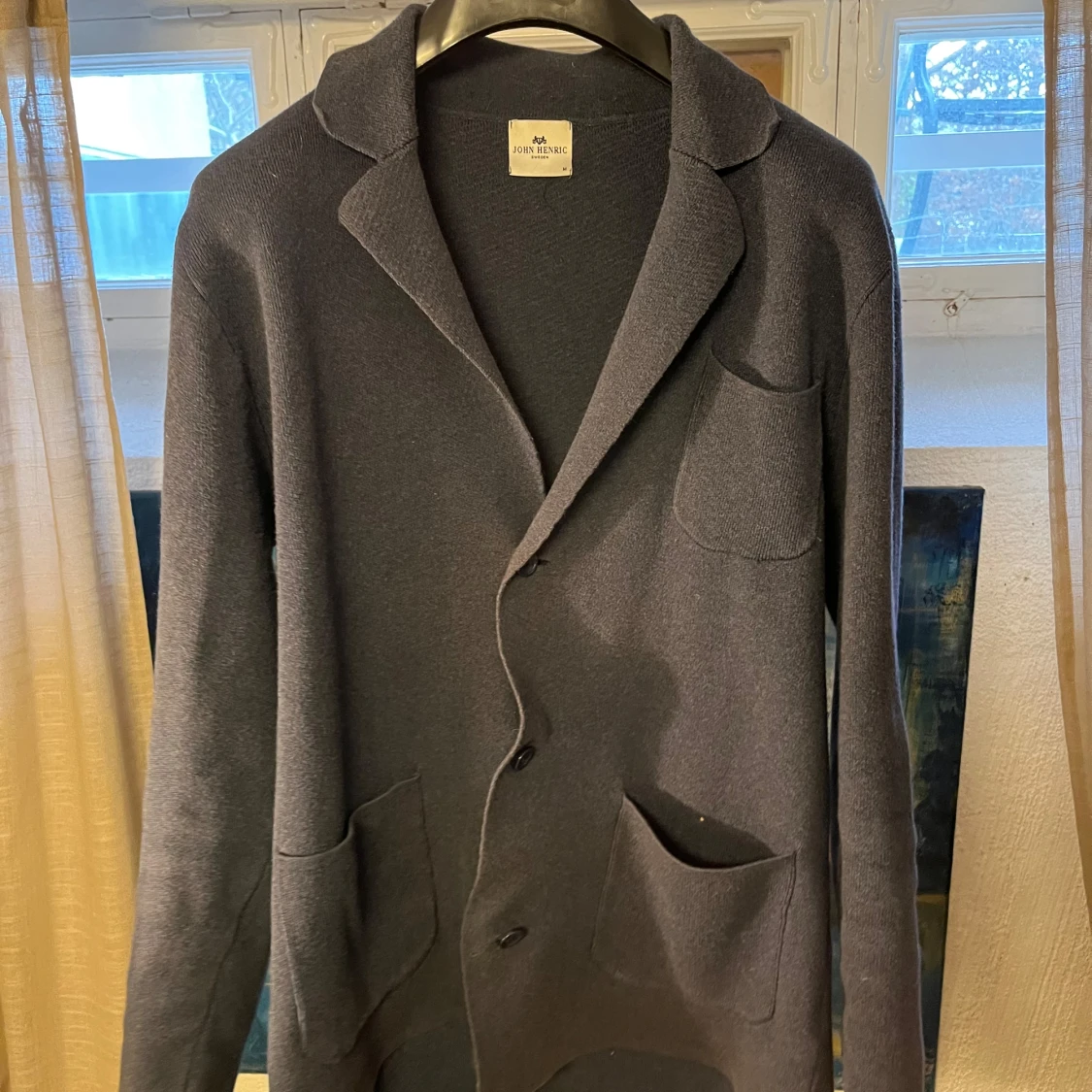 Mörkblå John Henrik kofta