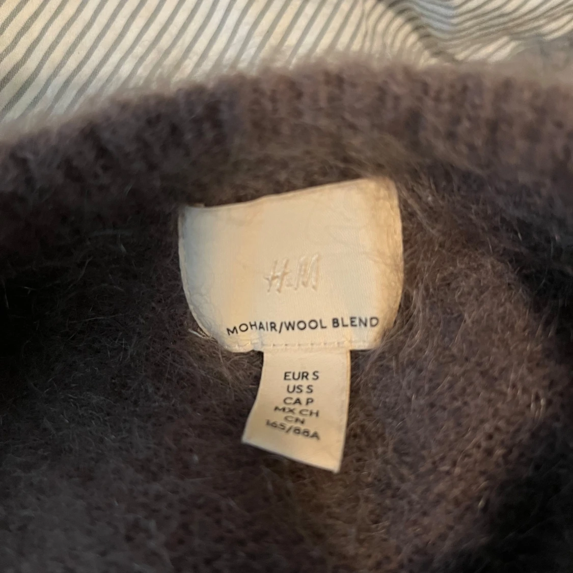 Stickad tröja mohair-mix  - 3