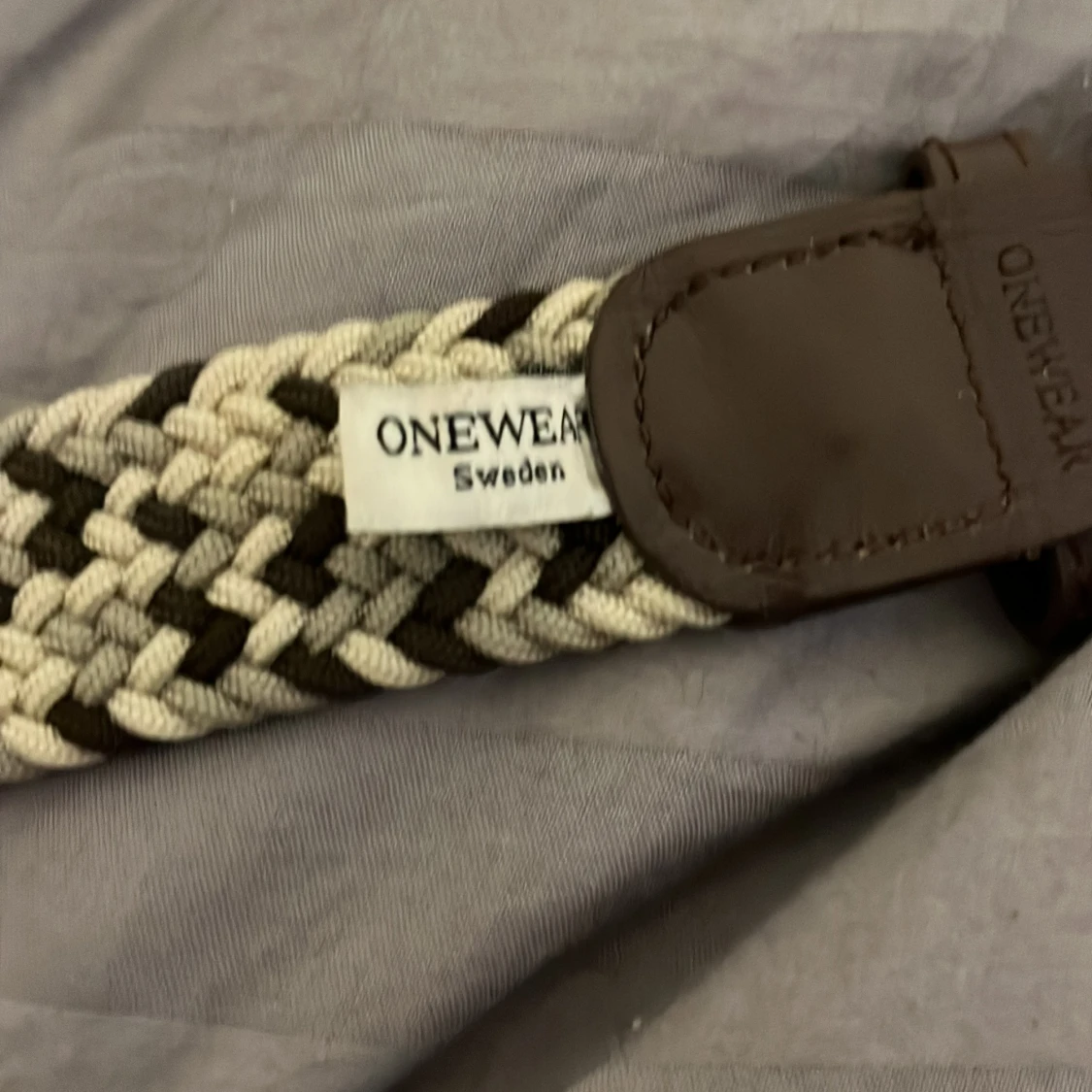 Flätat bälte från Onewear