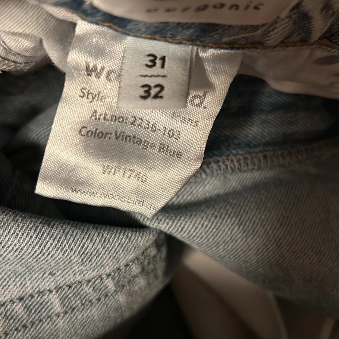 Vintage blå jeans från Woodbird - 3