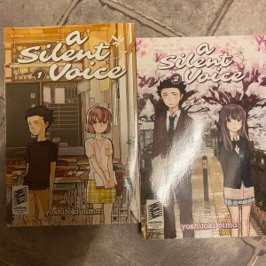 A silent voice manga - Vol 1&2. Mycket bra skick
