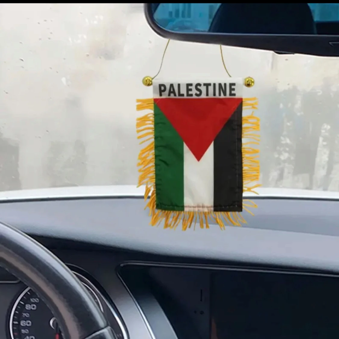 Palestina liten flagga till bilen