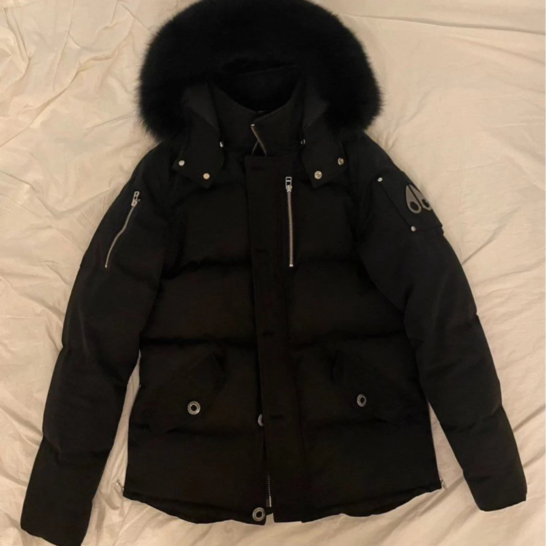 Svart Vinterjacka | Moose Knuckles - 90