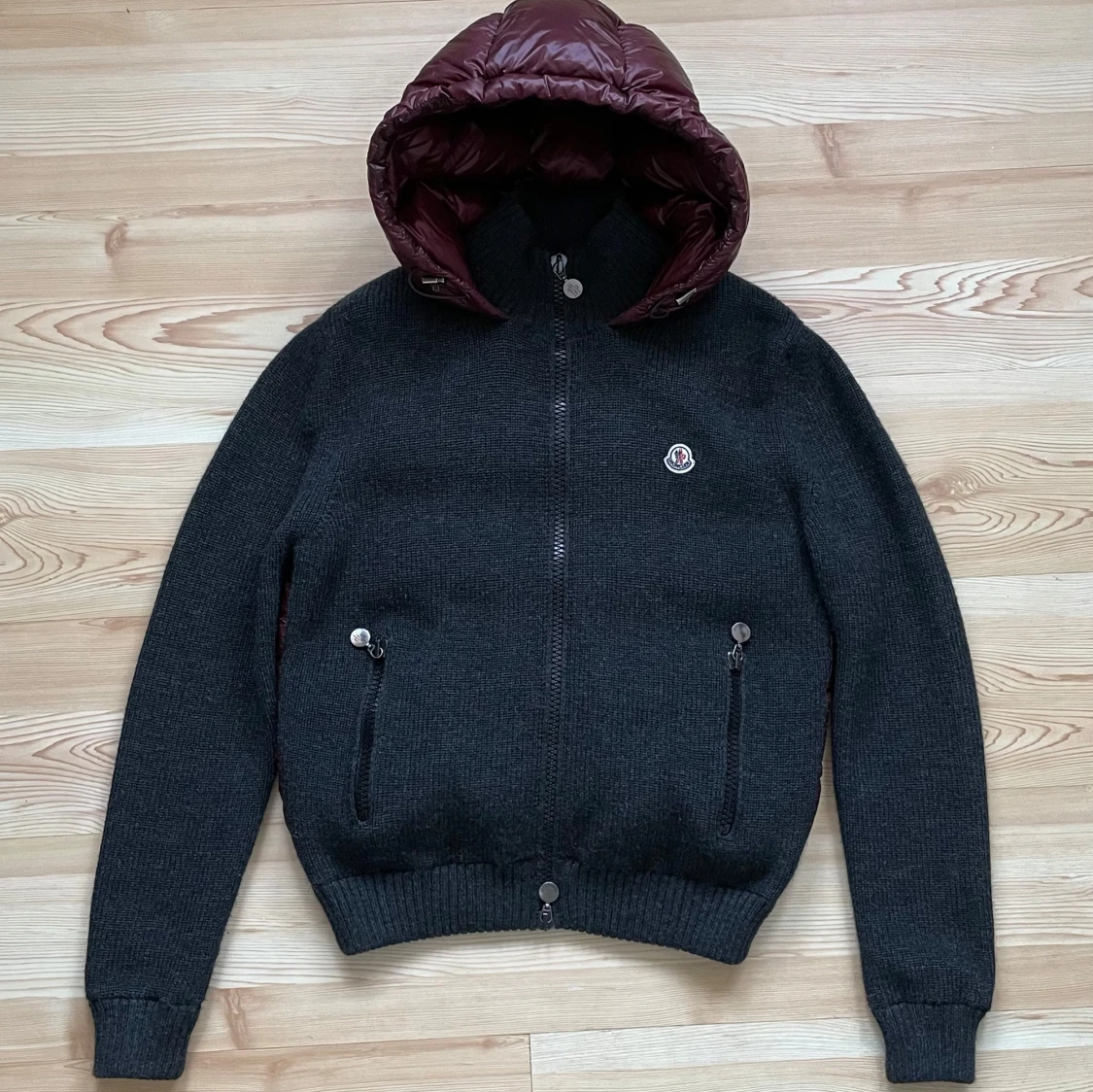 Moncler Down Tricot Cardigan delicate