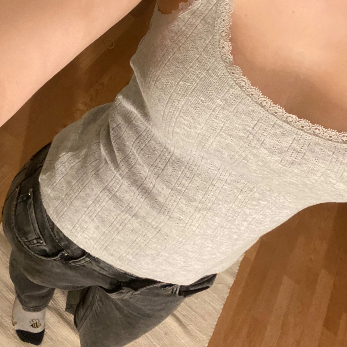 Supergulligt grått linne - 2