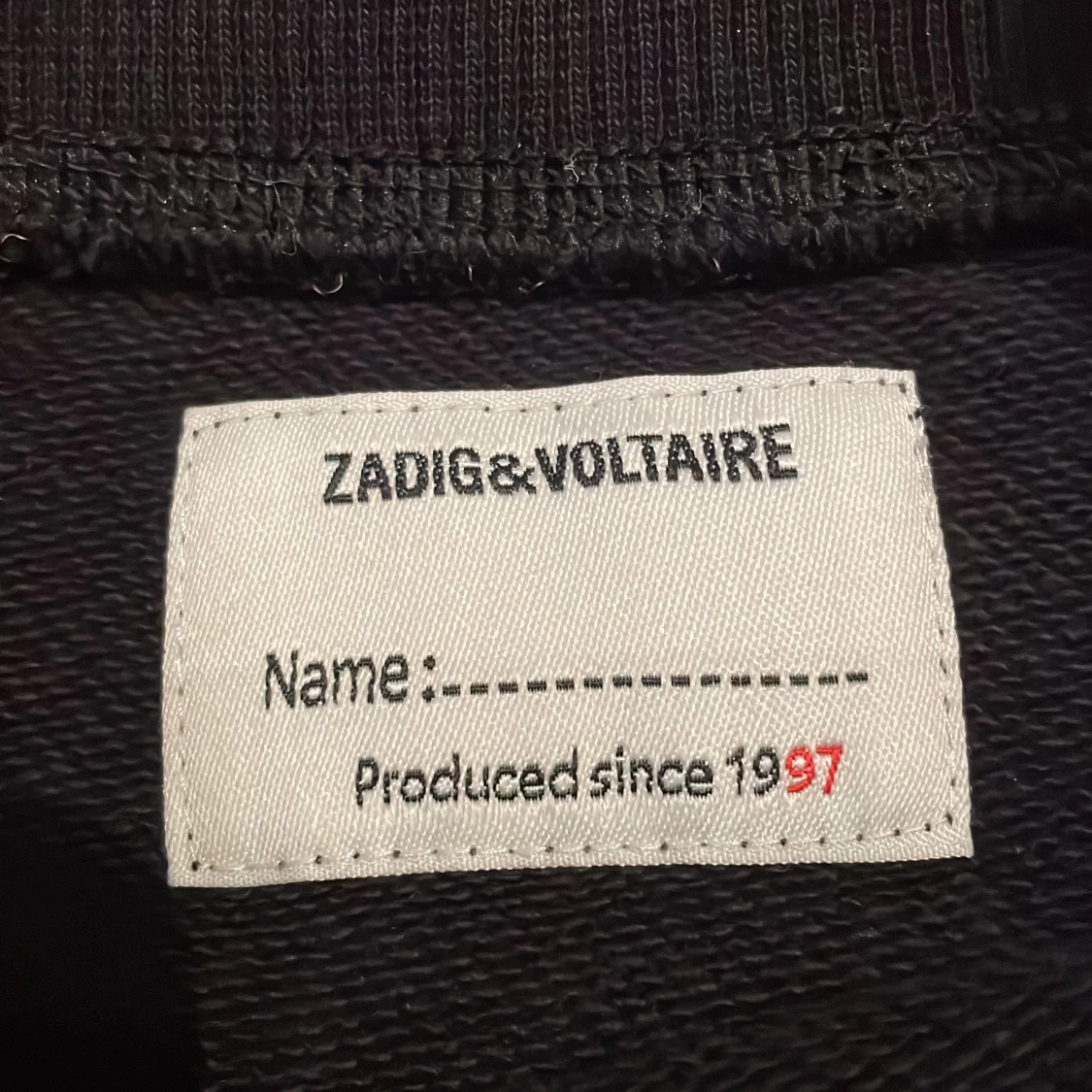 Svart sweatshirt från Zadig & Voltaire - 1