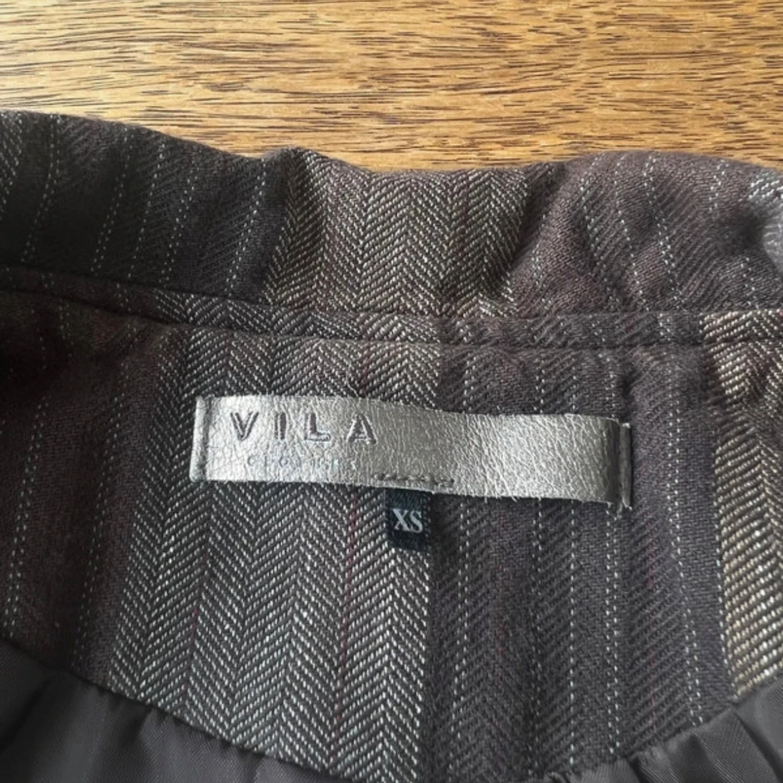 Randig kavaj från Vila i brun och grå - 2