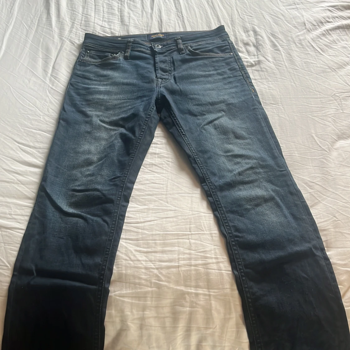 Mörkblå jeans från Jack & Jones 27/32 Slim straight - 2