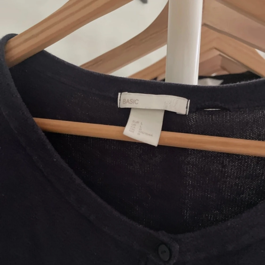 Mörkblå kofta från H&M BASIC - 1