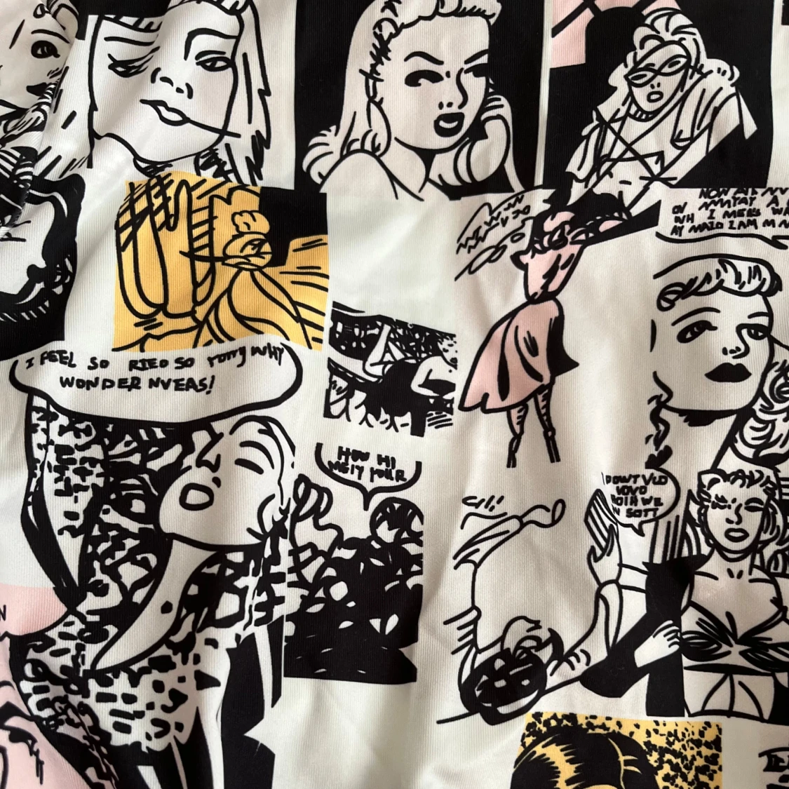 Comic print polotröja - 1