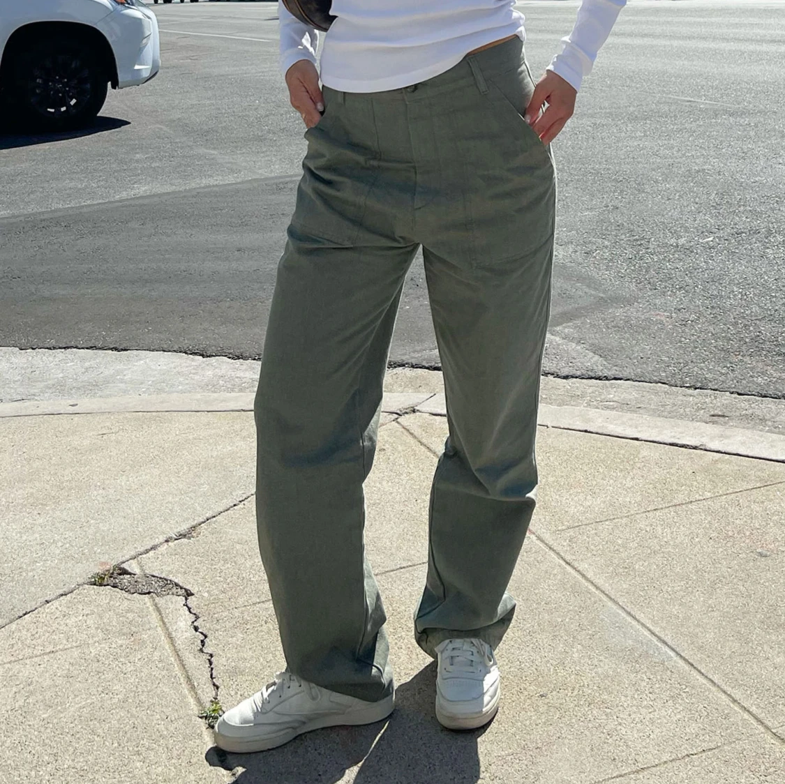 Djerf avenue go to pants green - 1