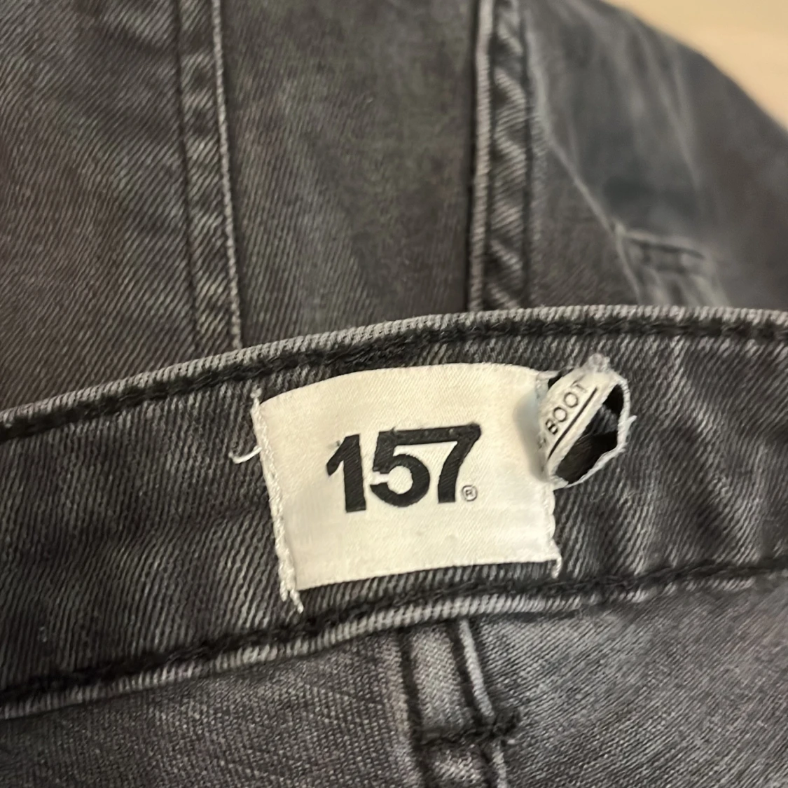 Bootcut jeans i svart från 157 XS - 2