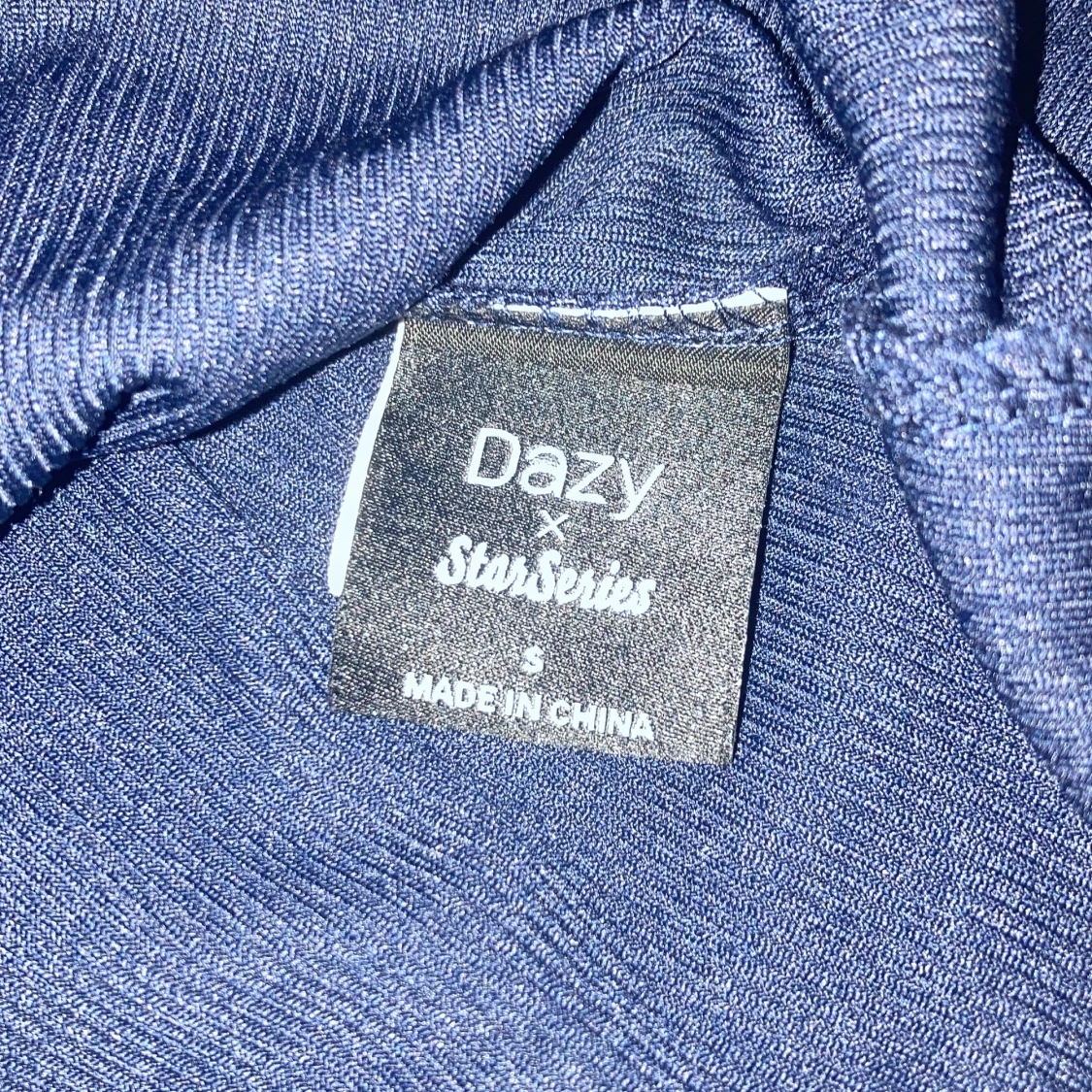 Mörkblå långärmad tröja Dazy - 1