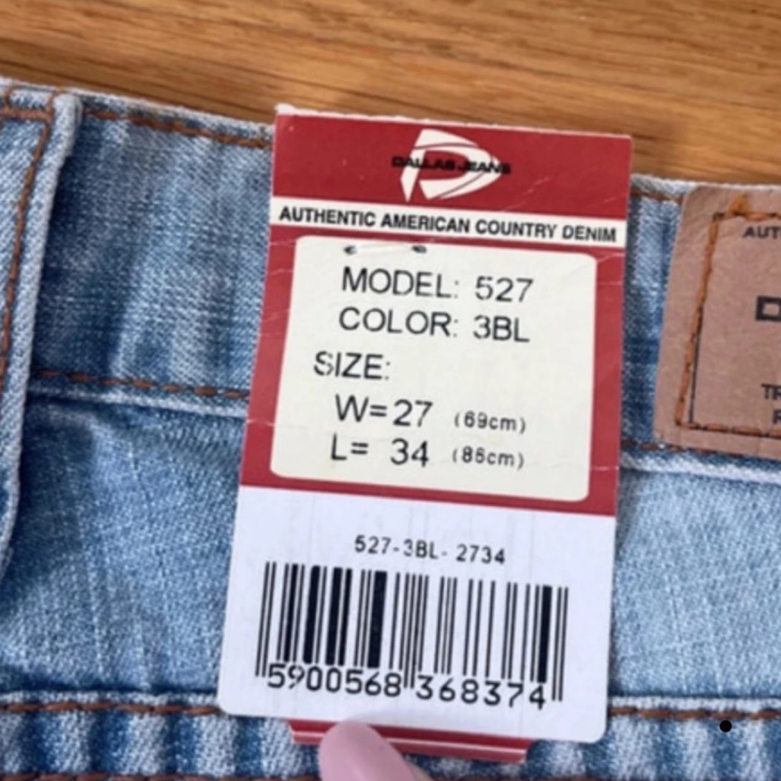 Dallas Jeans 527 ljusblå bootcut - 2