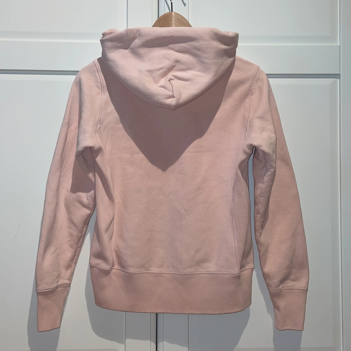 Ljusrosa Champion hoodie med logga, storlek xs - 1