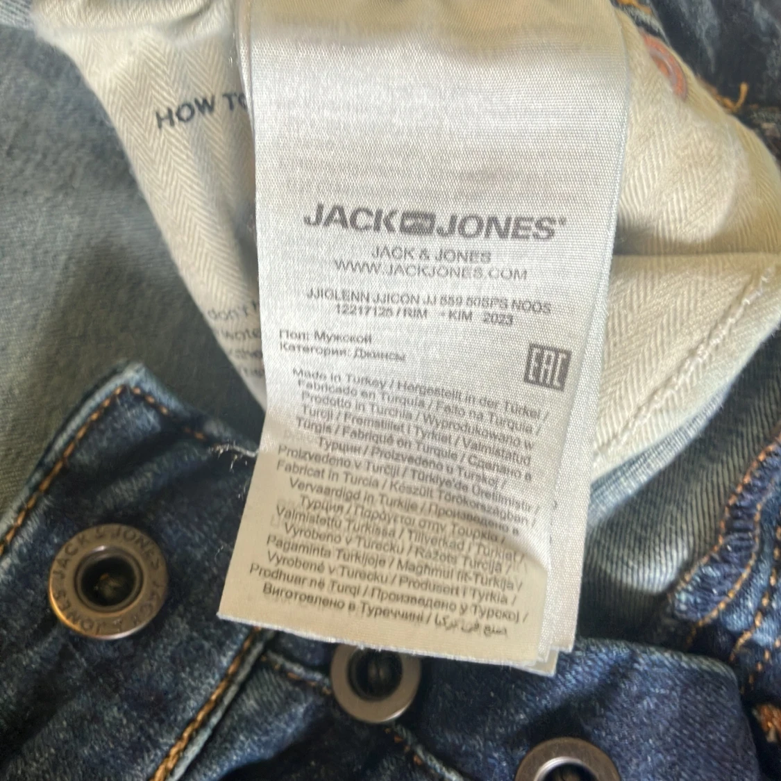 Jack & Jones Slim Glenn blå jeans - 2