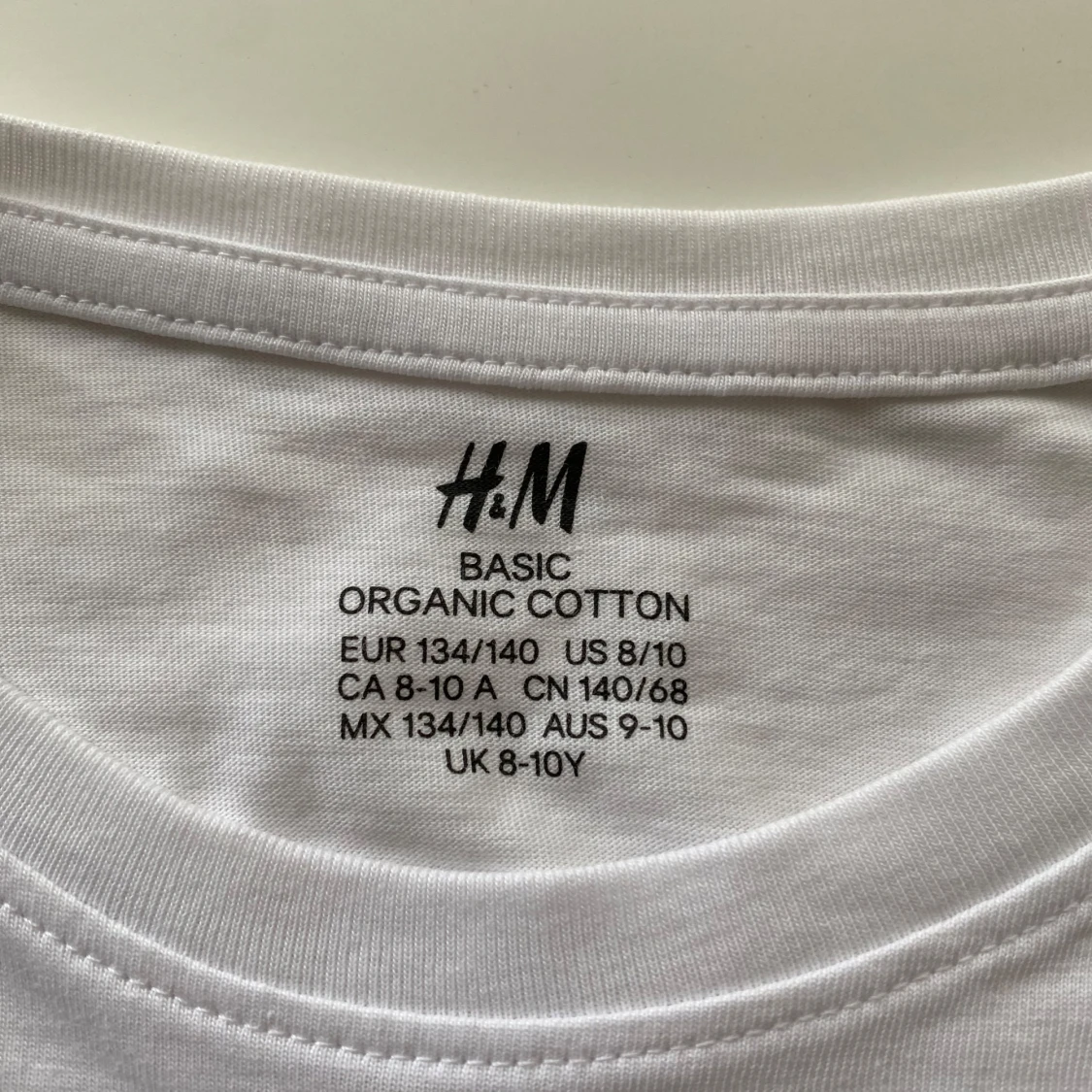 Vit långärmad basic tröja H&M - 1