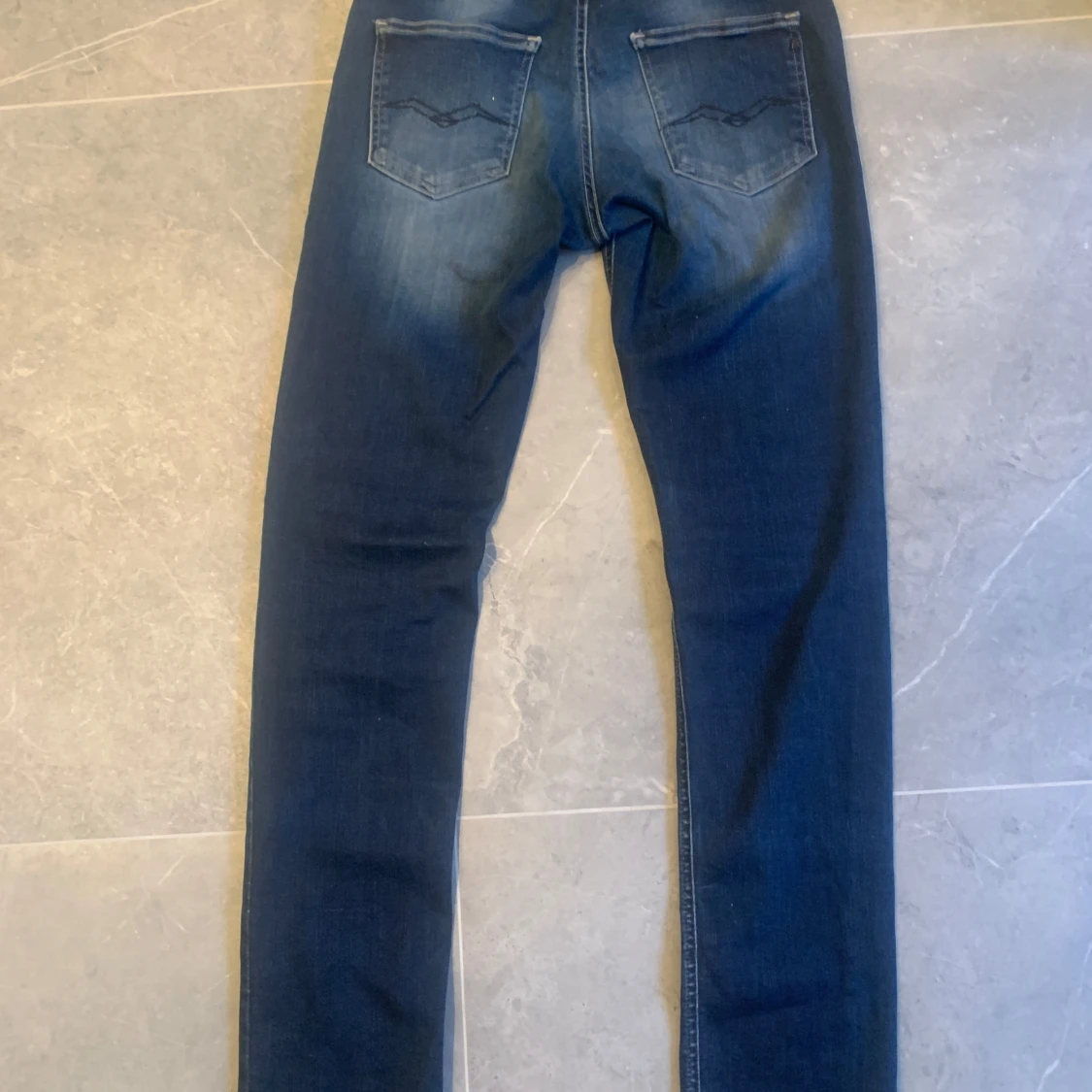 Replay Hyperflex mörkblå jeans aldrig använda  - 1